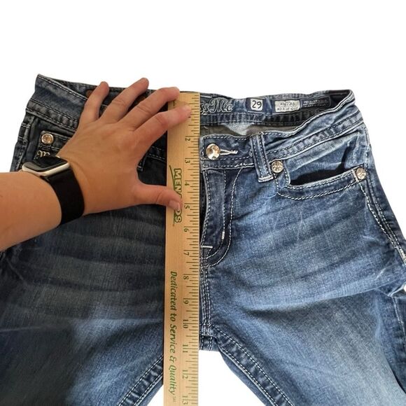 MissMe cross MP6224B Mid Rise Boot Size 29 Distressed ** missing a gem - Picture 15 of 16